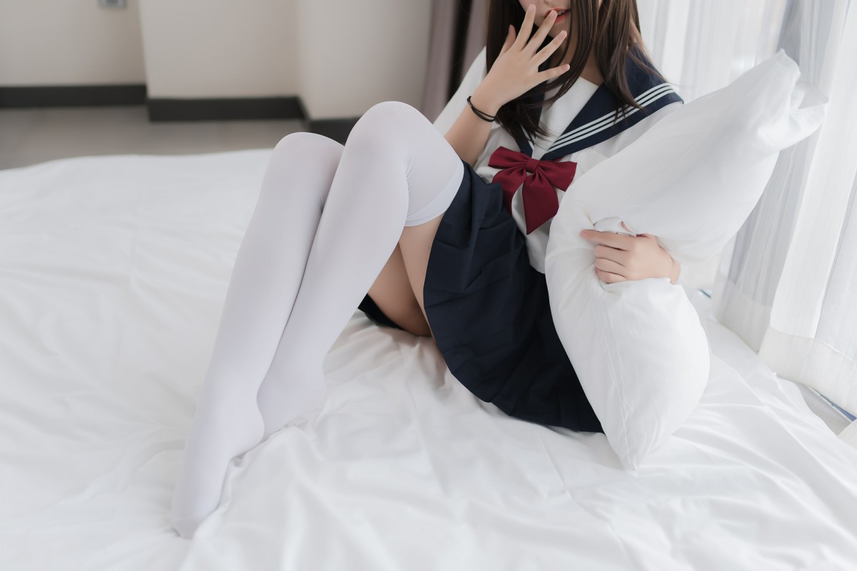 图片[9]-喵糖映画 VOL.002 JK白丝 – COSPLAY-小乔阁