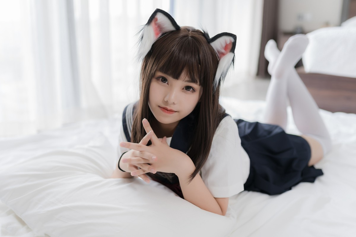 图片[21]-喵糖映画 VOL.002 JK白丝 – COSPLAY-小乔阁
