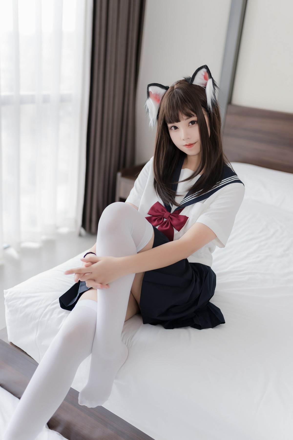 图片[23]-喵糖映画 VOL.002 JK白丝 – COSPLAY-小乔阁