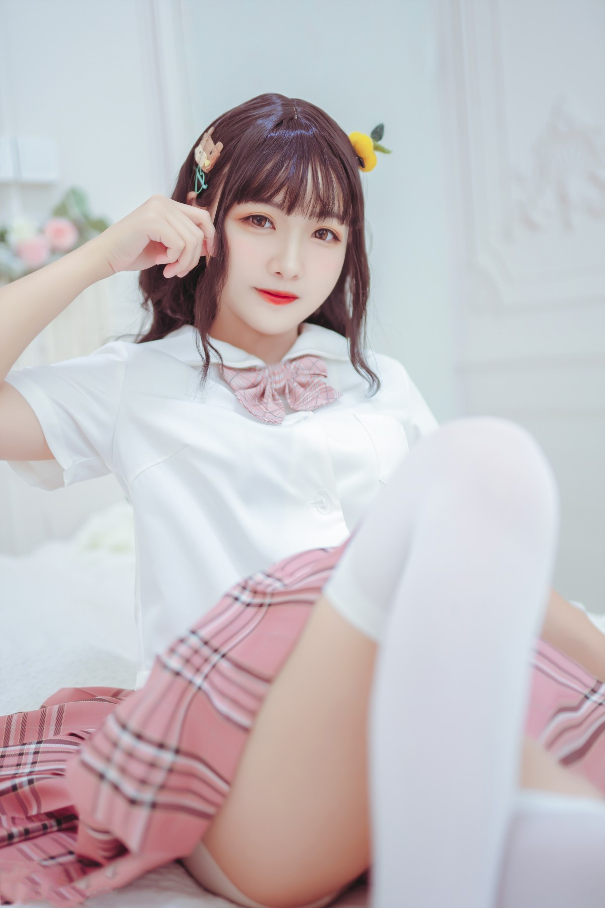 图片[15]-喵糖映画 VOL.001 过膝白丝 – COSPLAY-小乔阁
