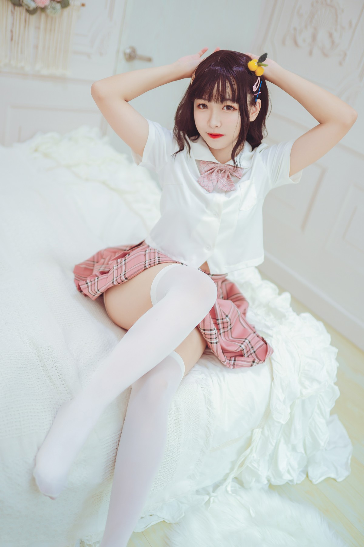 图片[18]-喵糖映画 VOL.001 过膝白丝 – COSPLAY-小乔阁