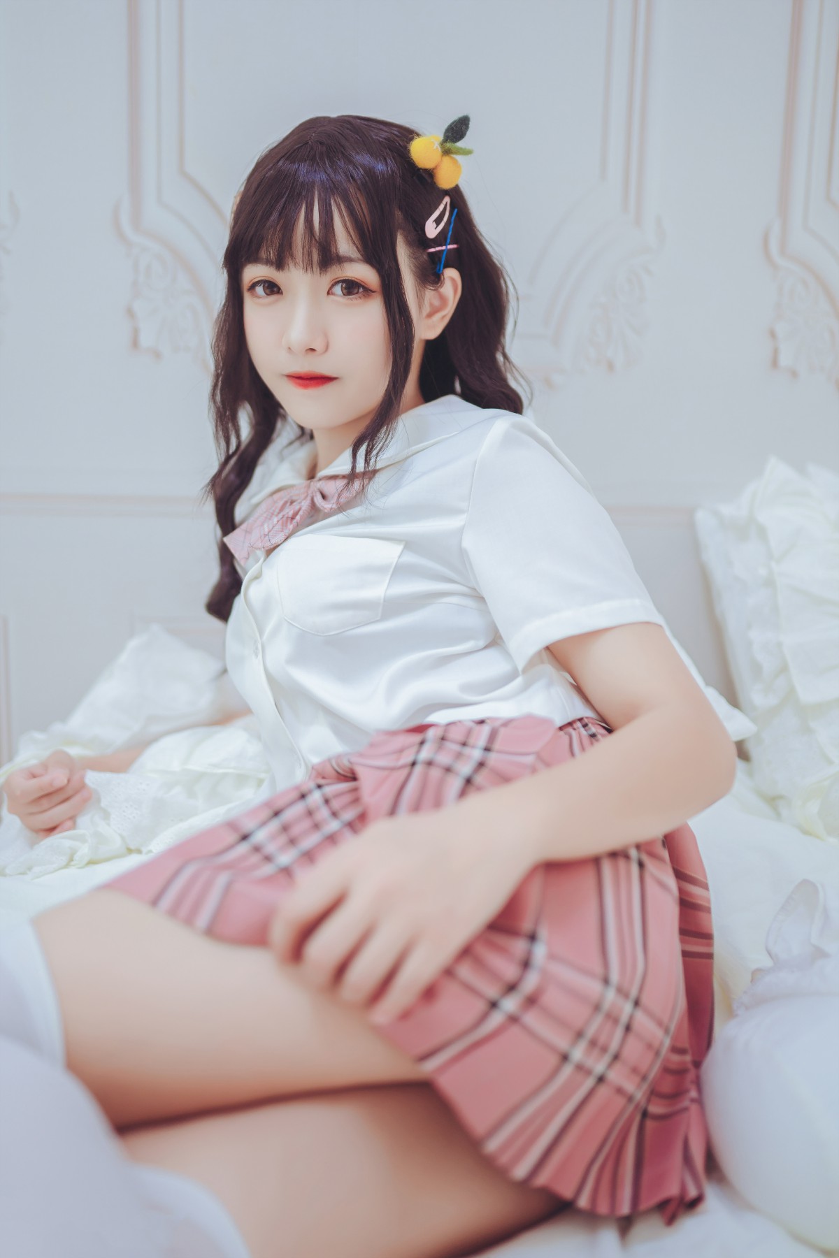 图片[24]-喵糖映画 VOL.001 过膝白丝 – COSPLAY-小乔阁