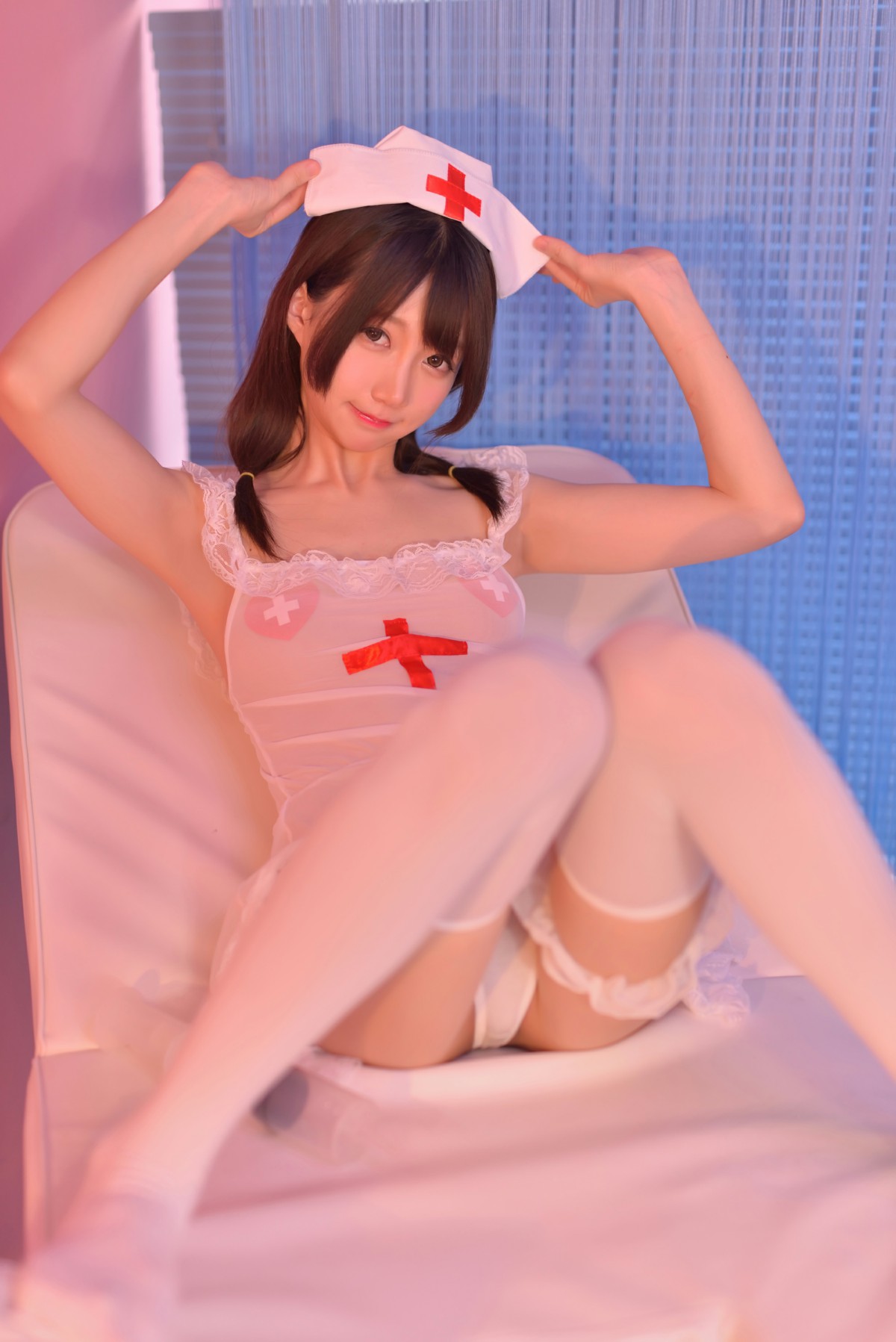 图片[143]-[Cosplay]NAGISA魔物喵 – VOL.04 性感看护师 – COSPLAY-小乔阁