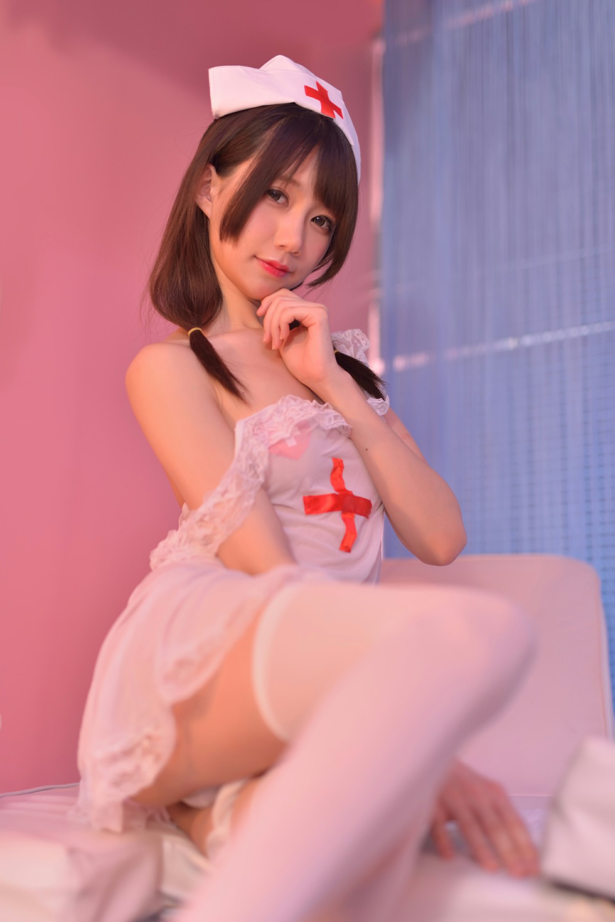 图片[167]-[Cosplay]NAGISA魔物喵 – VOL.04 性感看护师 – COSPLAY-小乔阁