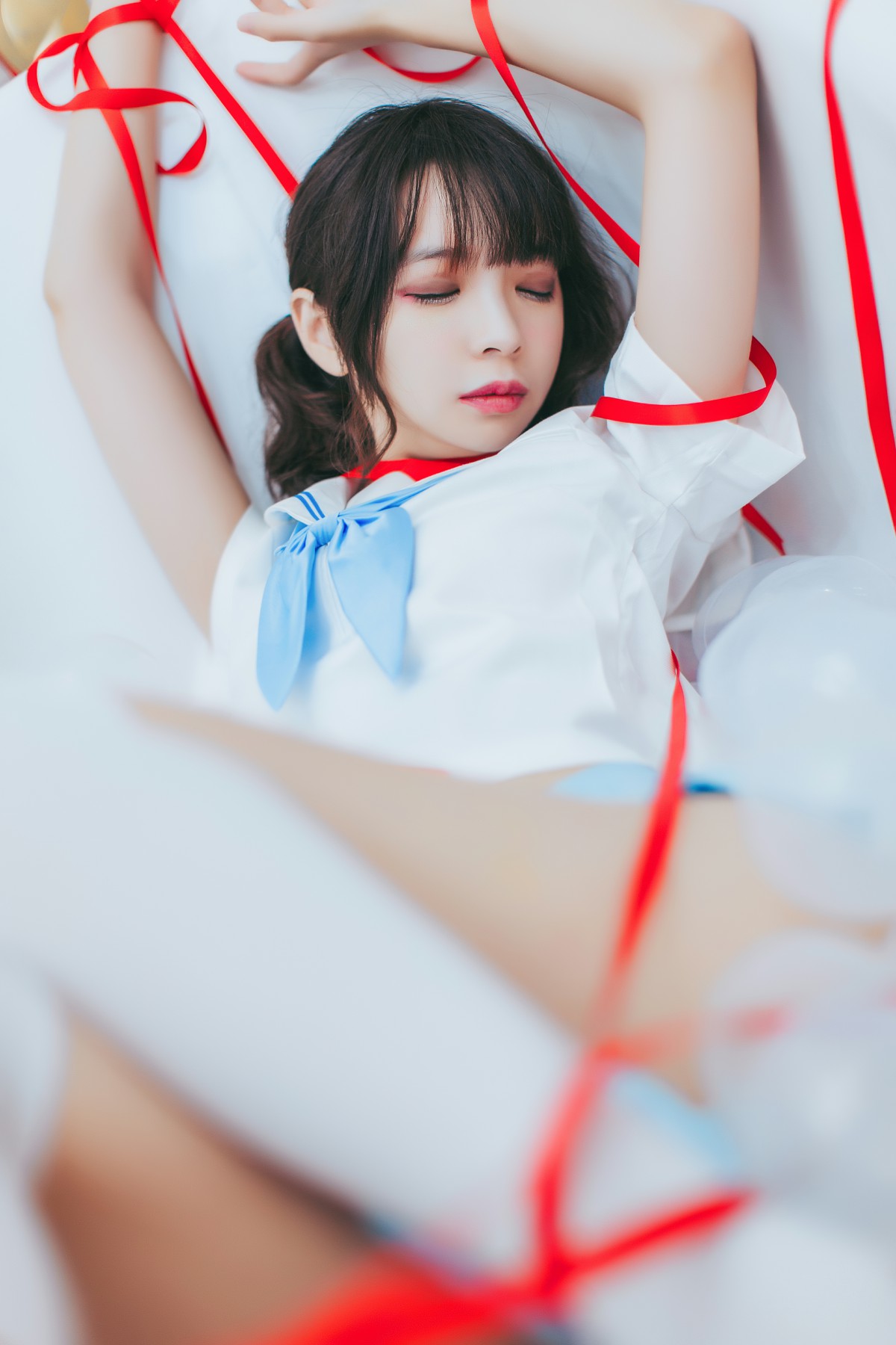 图片[33]-[Cosplay]疯猫ss – 睡衣与浴室的水手服 – COSPLAY-小乔阁