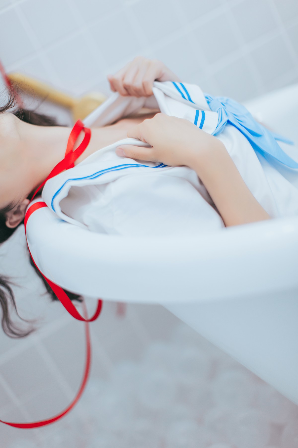 图片[37]-[Cosplay]疯猫ss – 睡衣与浴室的水手服 – COSPLAY-小乔阁