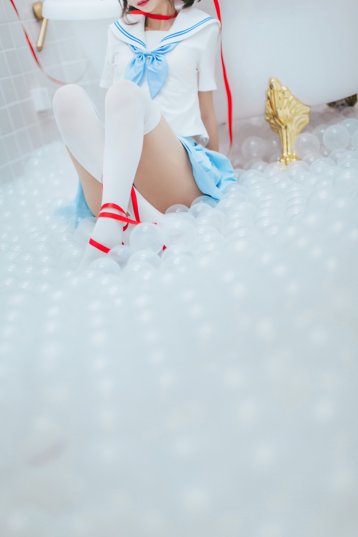 图片[41]-[Cosplay]疯猫ss – 睡衣与浴室的水手服 – COSPLAY-小乔阁