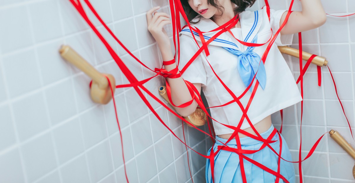 图片[44]-[Cosplay]疯猫ss – 睡衣与浴室的水手服 – COSPLAY-小乔阁