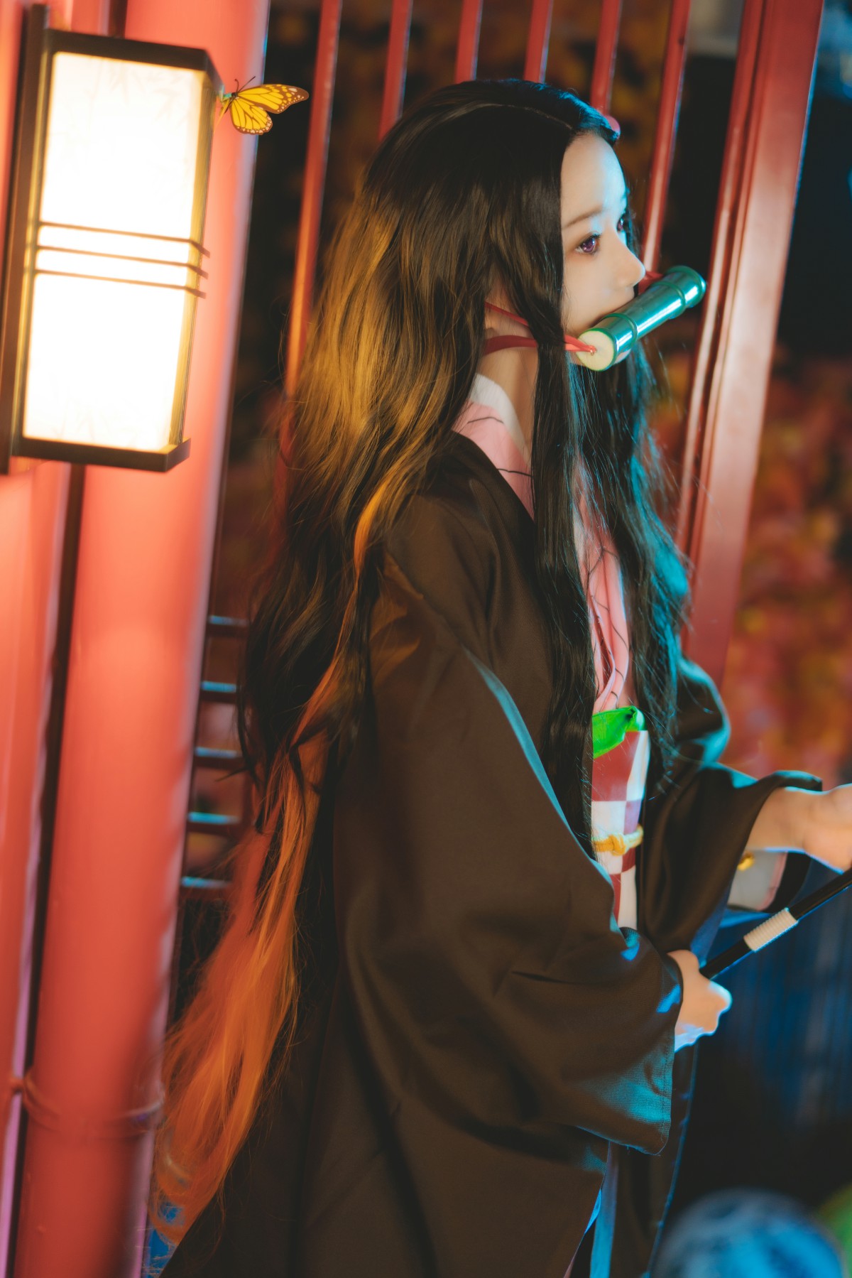 图片[8]-[Cosplay]桜桃喵 – 灶门祢豆子 – COSPLAY-小乔阁