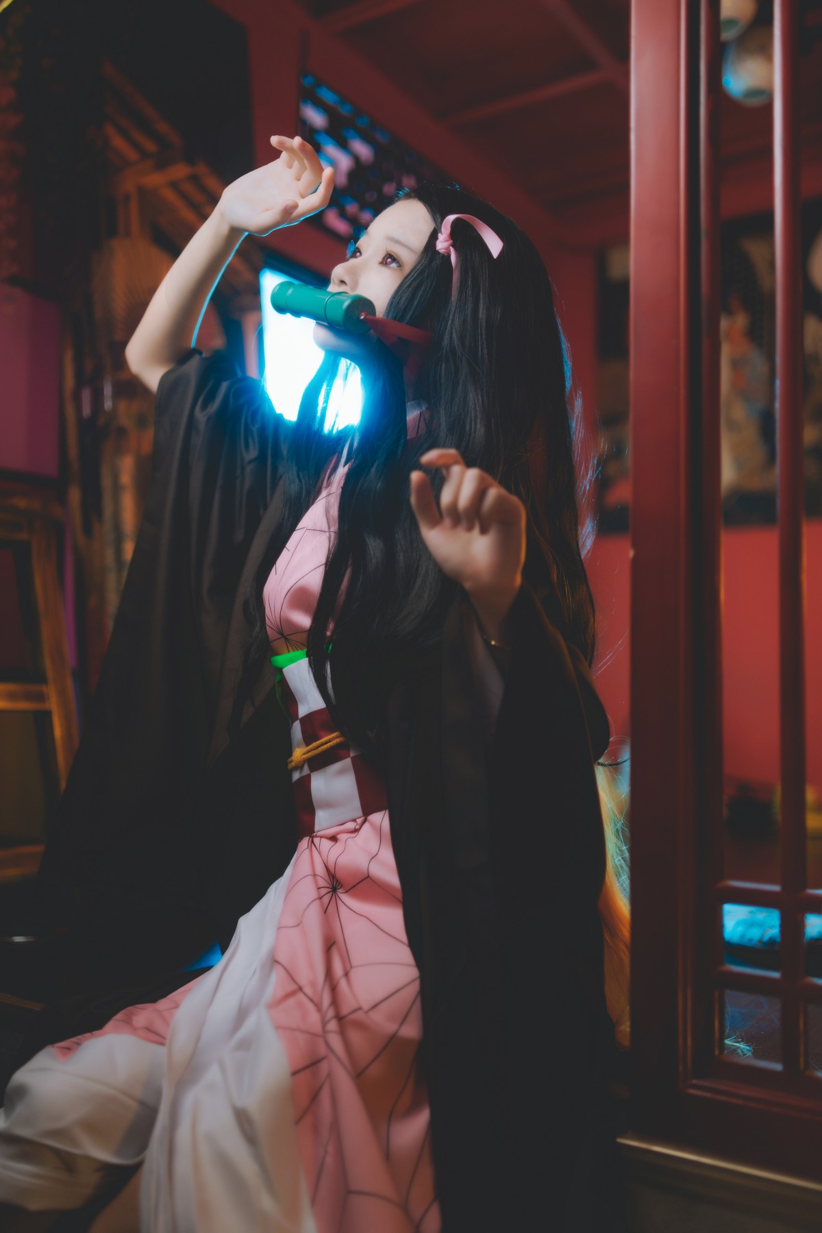 图片[11]-[Cosplay]桜桃喵 – 灶门祢豆子 – COSPLAY-小乔阁