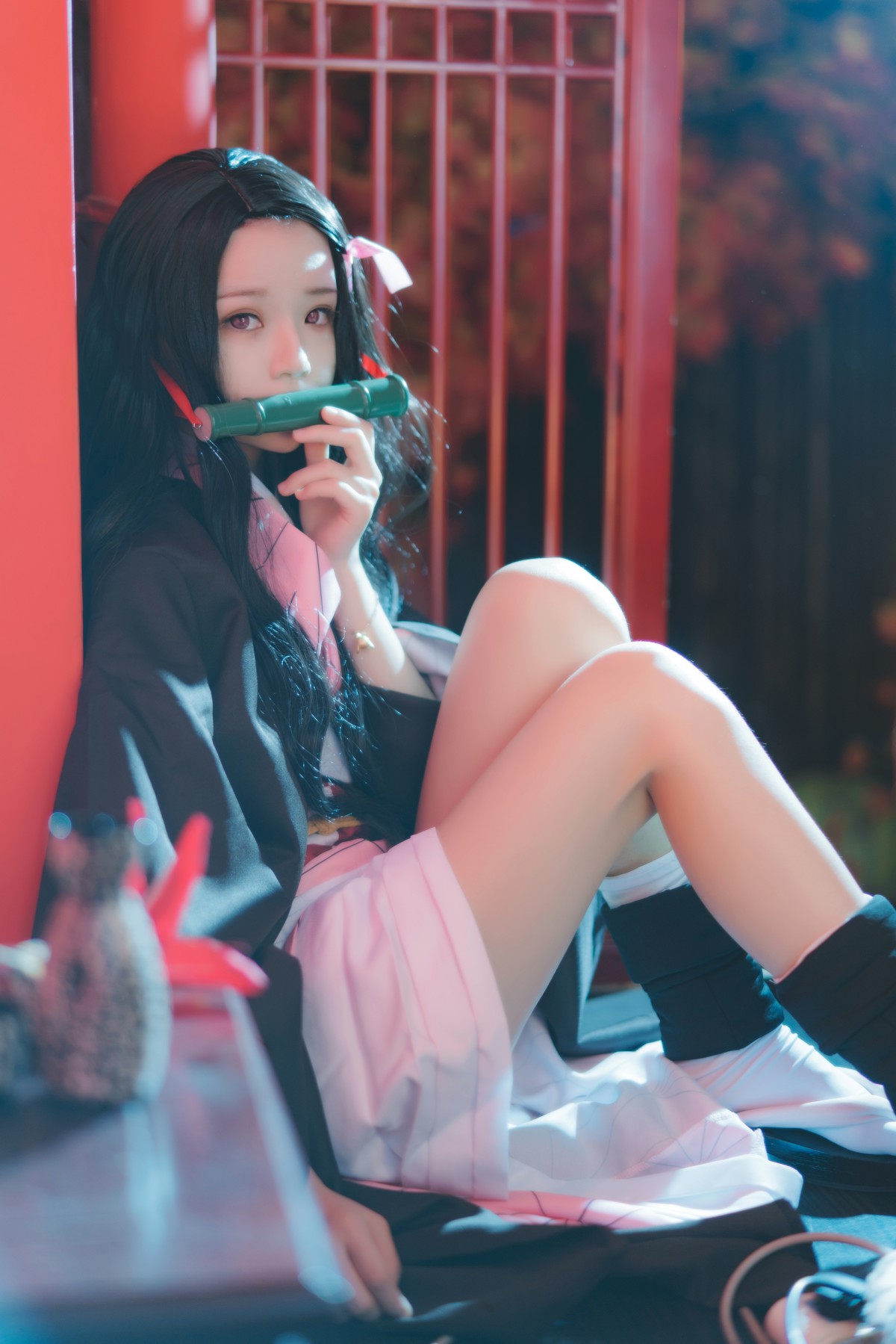 图片[16]-[Cosplay]桜桃喵 – 灶门祢豆子 – COSPLAY-小乔阁