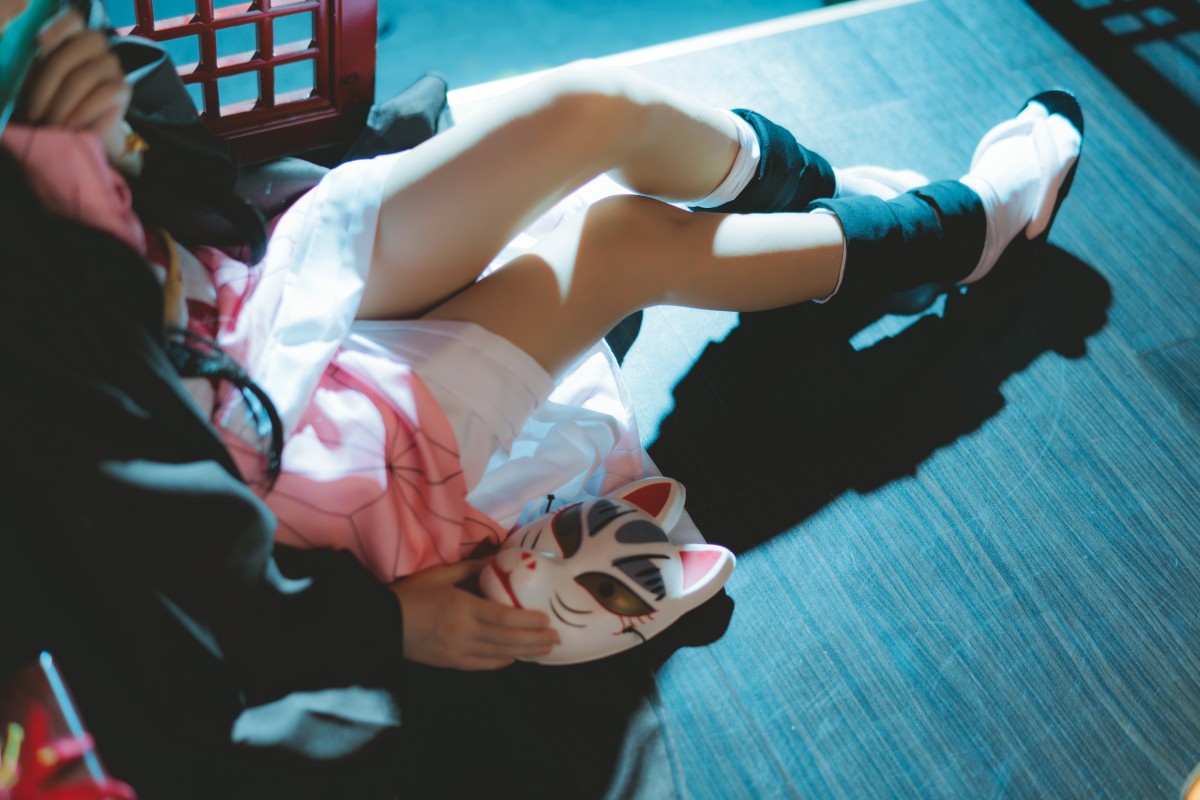 图片[20]-[Cosplay]桜桃喵 – 灶门祢豆子 – COSPLAY-小乔阁