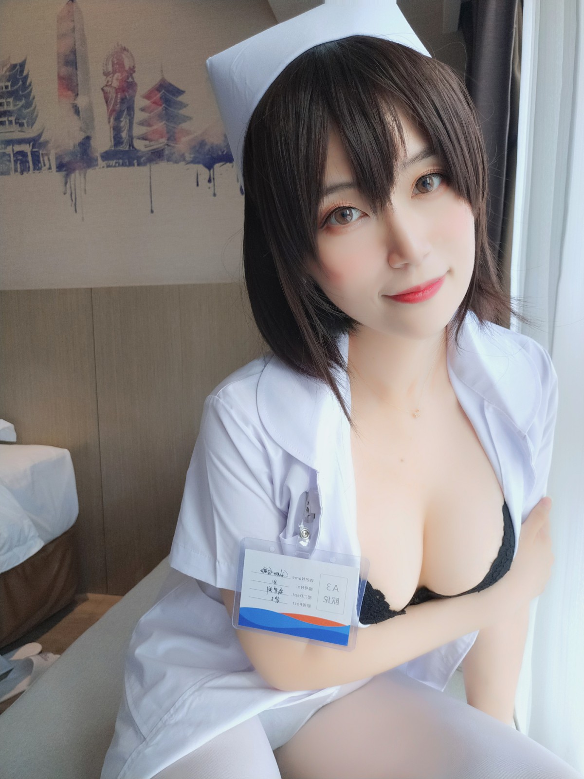 图片[4]-Coser小姐姐白银 – 短发小护士 – COSPLAY-小乔阁