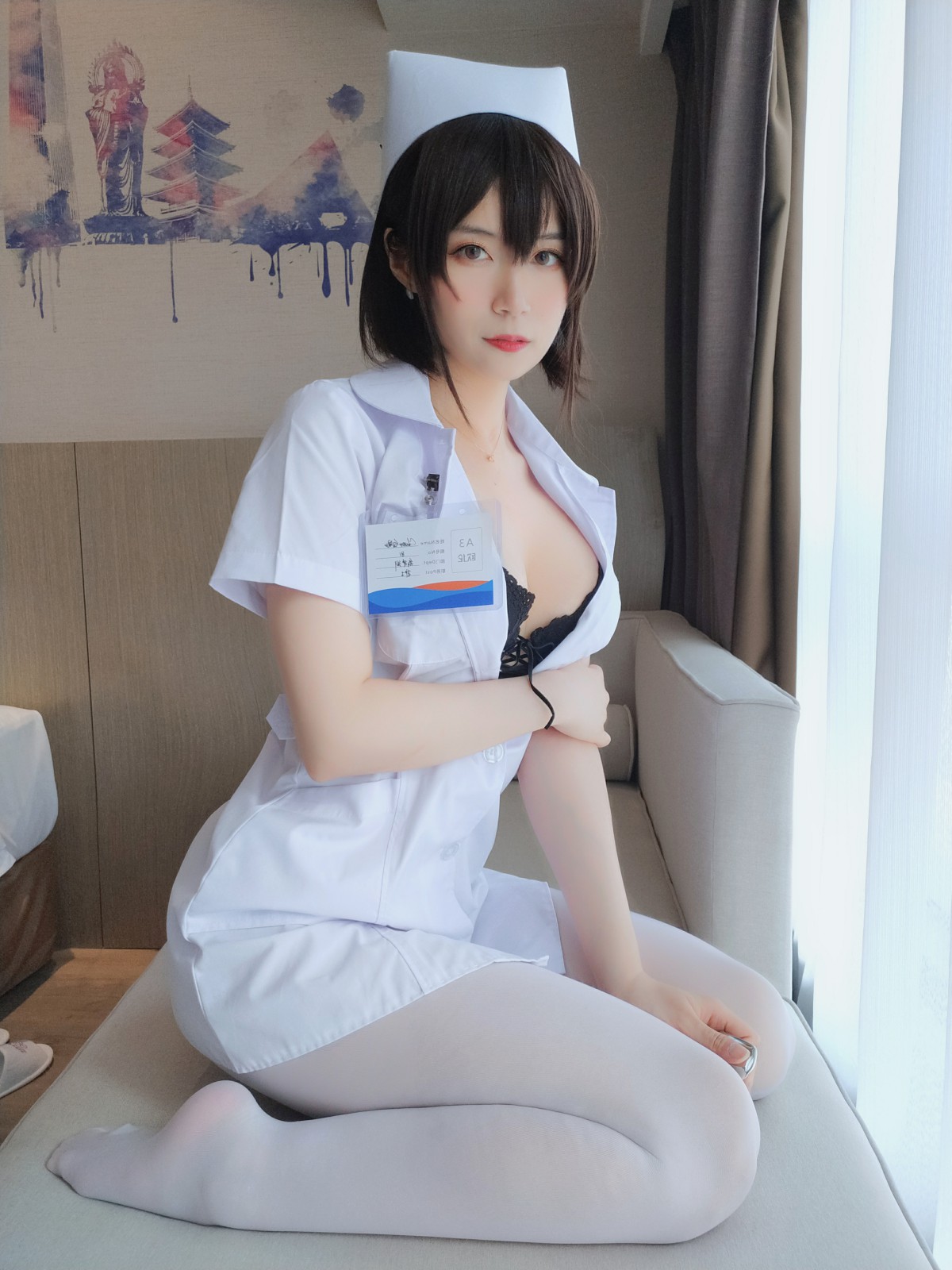 图片[22]-Coser小姐姐白银 – 短发小护士 – COSPLAY-小乔阁