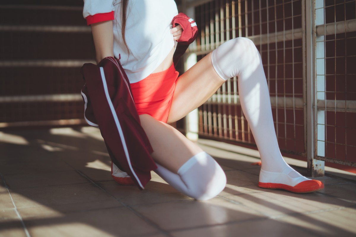 图片[10]-[Cosplay]桜桃喵 – 红色体操服 – COSPLAY-小乔阁