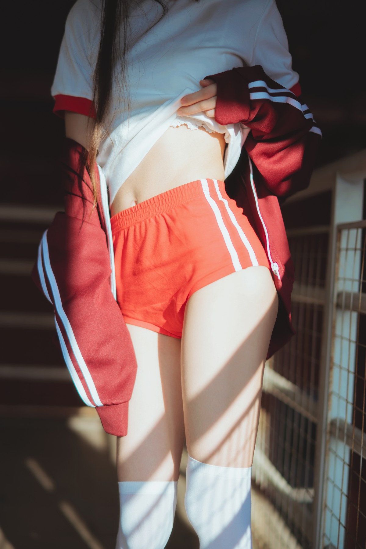 图片[11]-[Cosplay]桜桃喵 – 红色体操服 – COSPLAY-小乔阁
