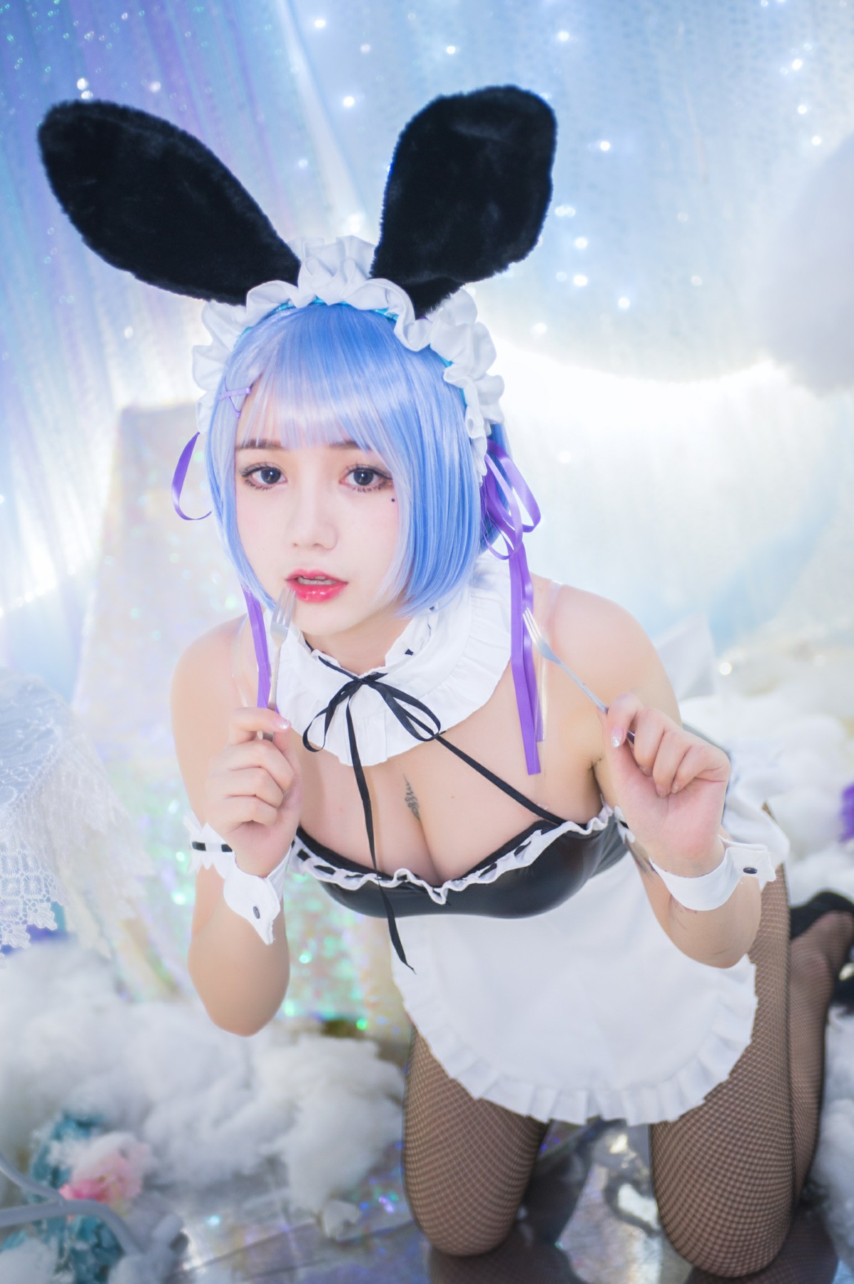 图片[2]-[Cosplay]洛丽塔大哥 – 蕾姆兔女郎 – COSPLAY-小乔阁