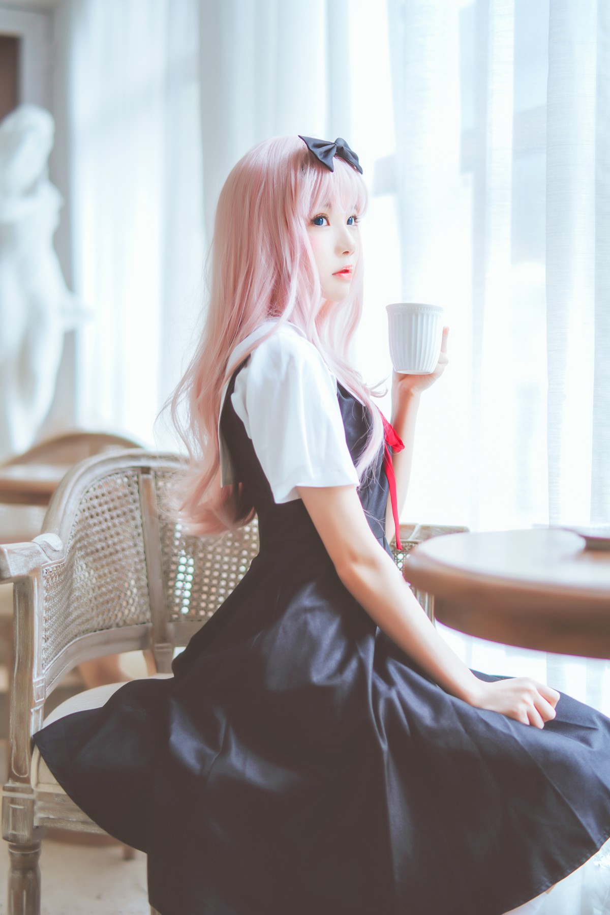 图片[3]-[Cosplay]桜桃喵 – 藤原千花 – COSPLAY-小乔阁