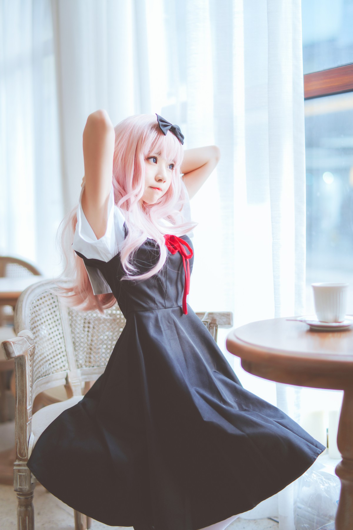 图片[4]-[Cosplay]桜桃喵 – 藤原千花 – COSPLAY-小乔阁