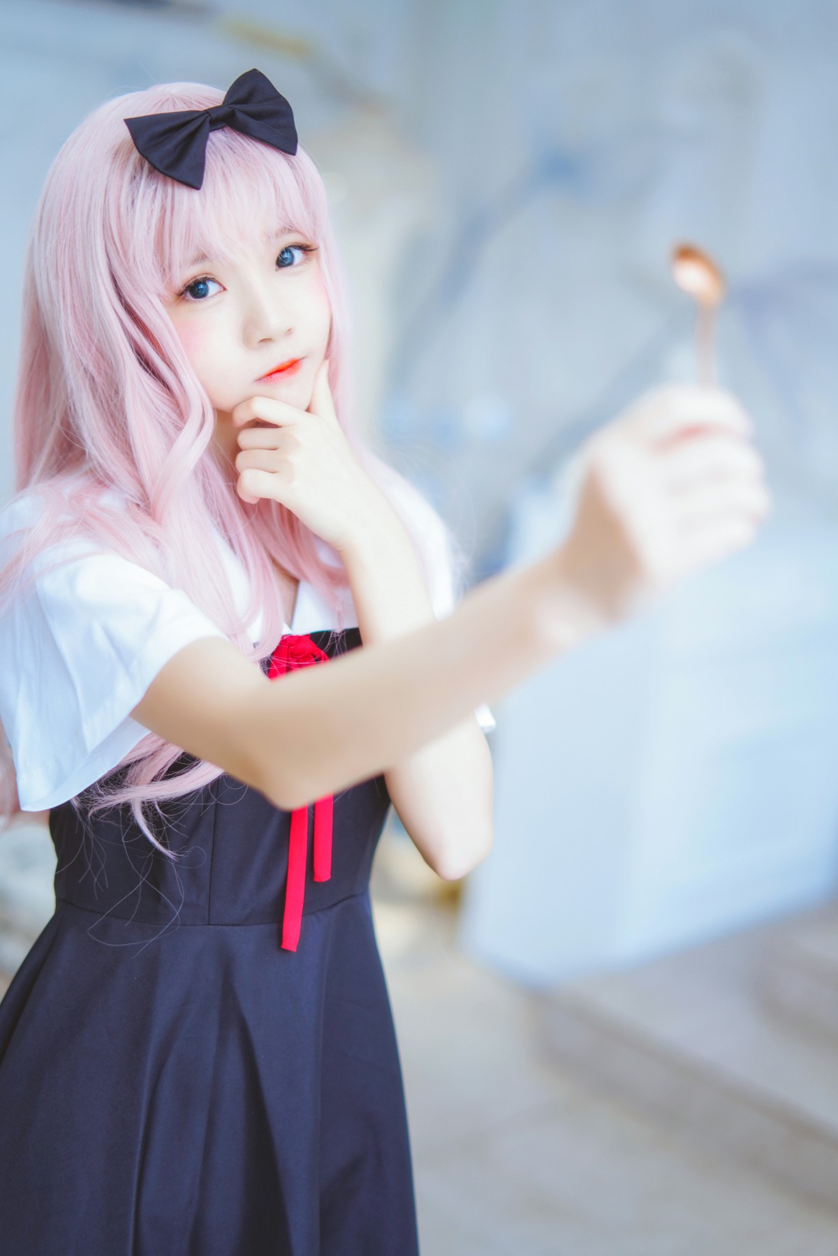 图片[6]-[Cosplay]桜桃喵 – 藤原千花 – COSPLAY-小乔阁