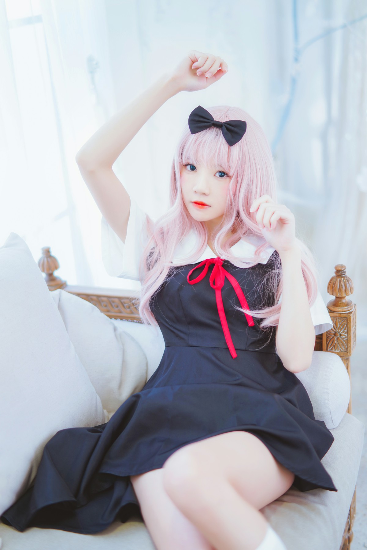 图片[8]-[Cosplay]桜桃喵 – 藤原千花 – COSPLAY-小乔阁