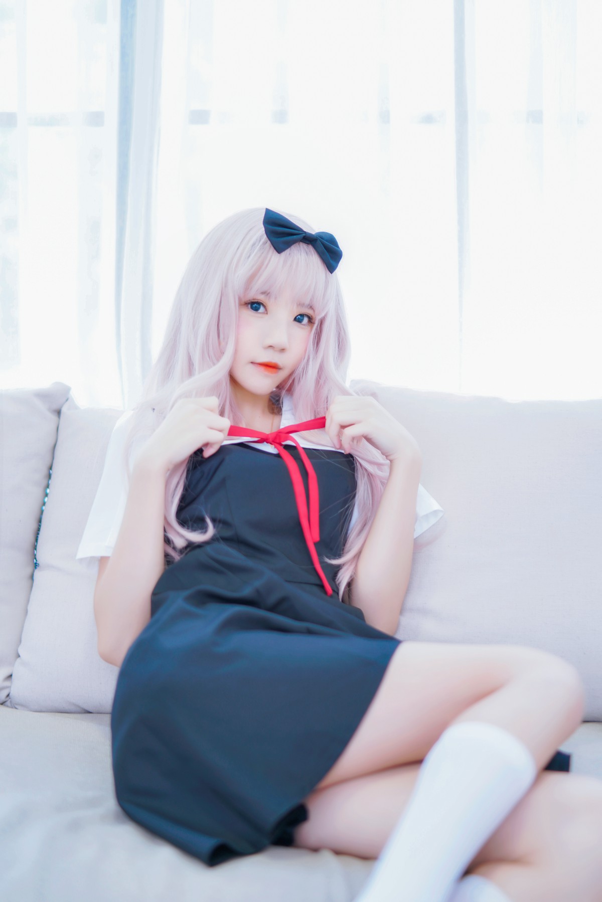 图片[11]-[Cosplay]桜桃喵 – 藤原千花 – COSPLAY-小乔阁