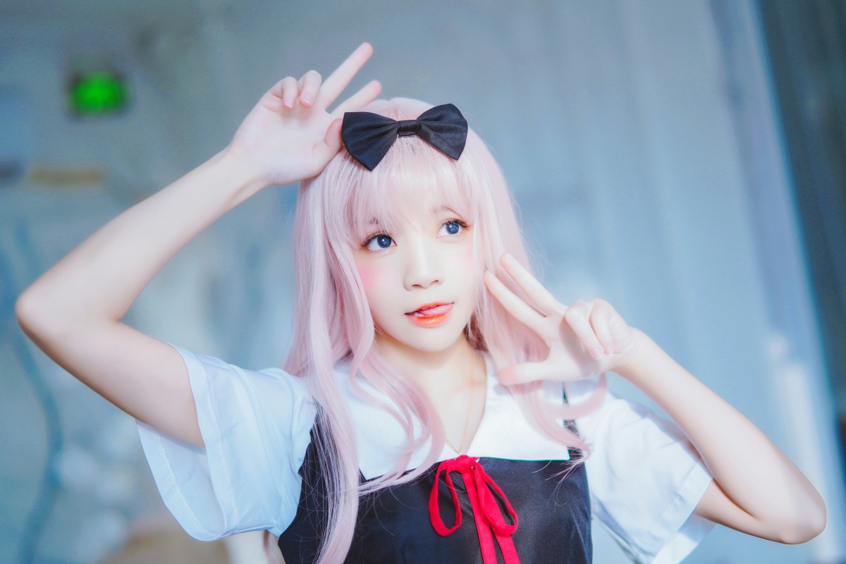 图片[14]-[Cosplay]桜桃喵 – 藤原千花 – COSPLAY-小乔阁