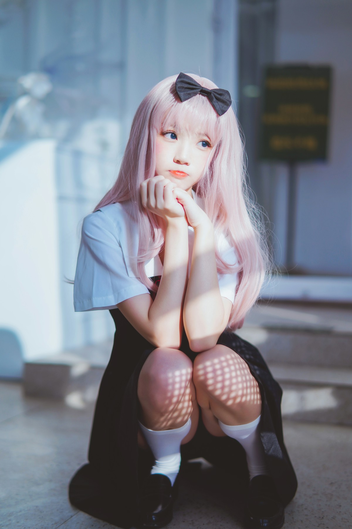 图片[15]-[Cosplay]桜桃喵 – 藤原千花 – COSPLAY-小乔阁
