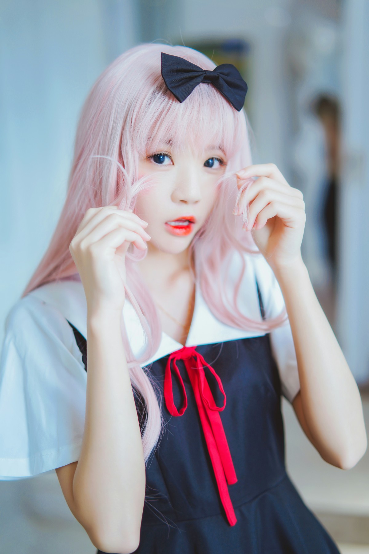 图片[16]-[Cosplay]桜桃喵 – 藤原千花 – COSPLAY-小乔阁