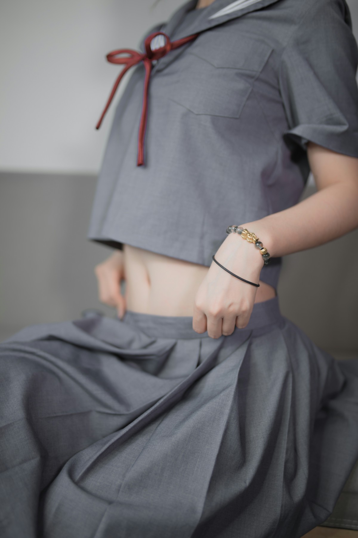 图片[18]-[Cosplay]疯猫ss -蓝灰JK – COSPLAY-小乔阁