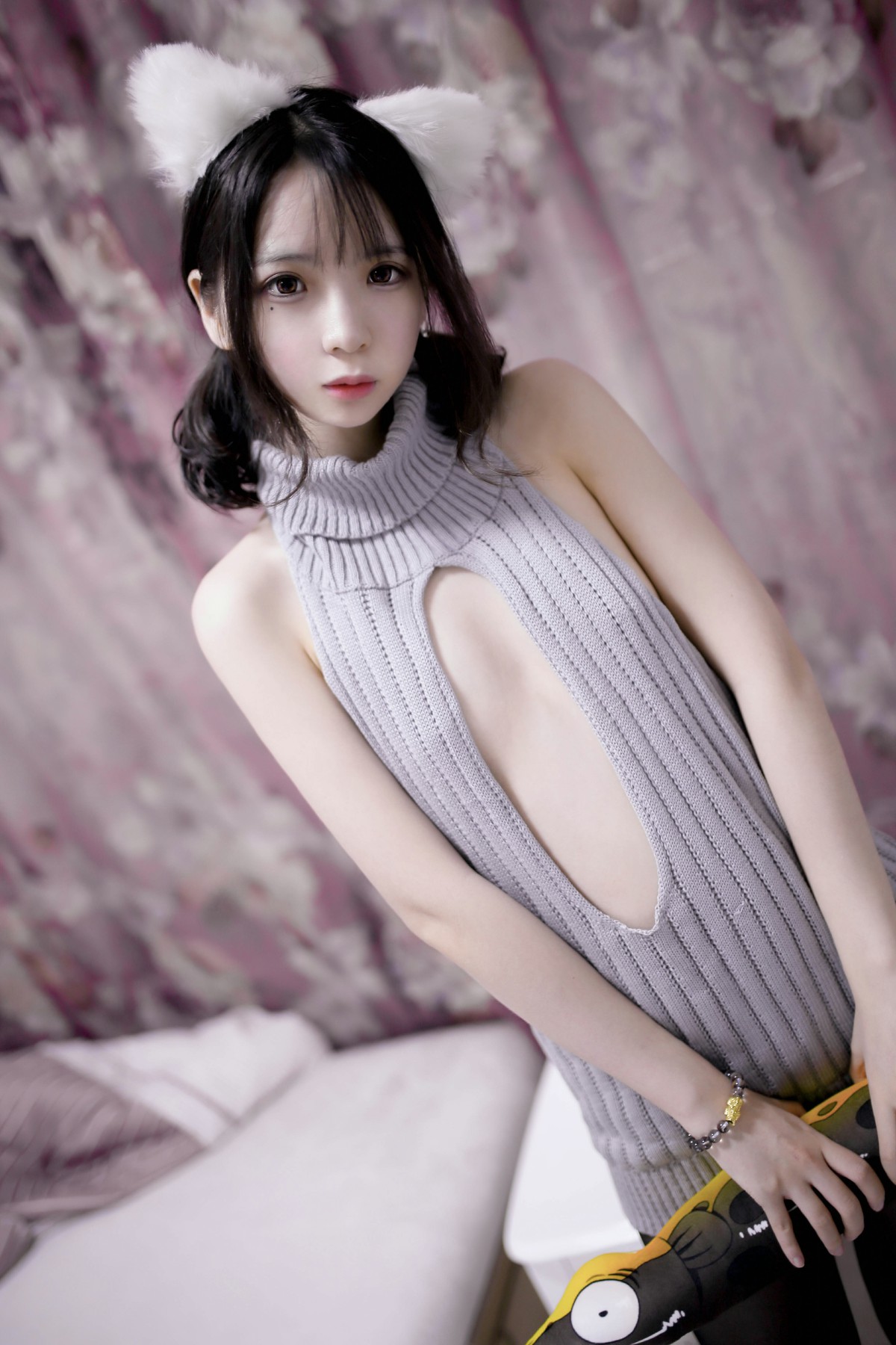 图片[8]-[Cosplay]疯猫ss -露背毛衣 – COSPLAY-小乔阁