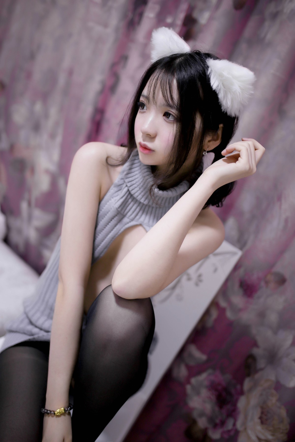 图片[9]-[Cosplay]疯猫ss -露背毛衣 – COSPLAY-小乔阁
