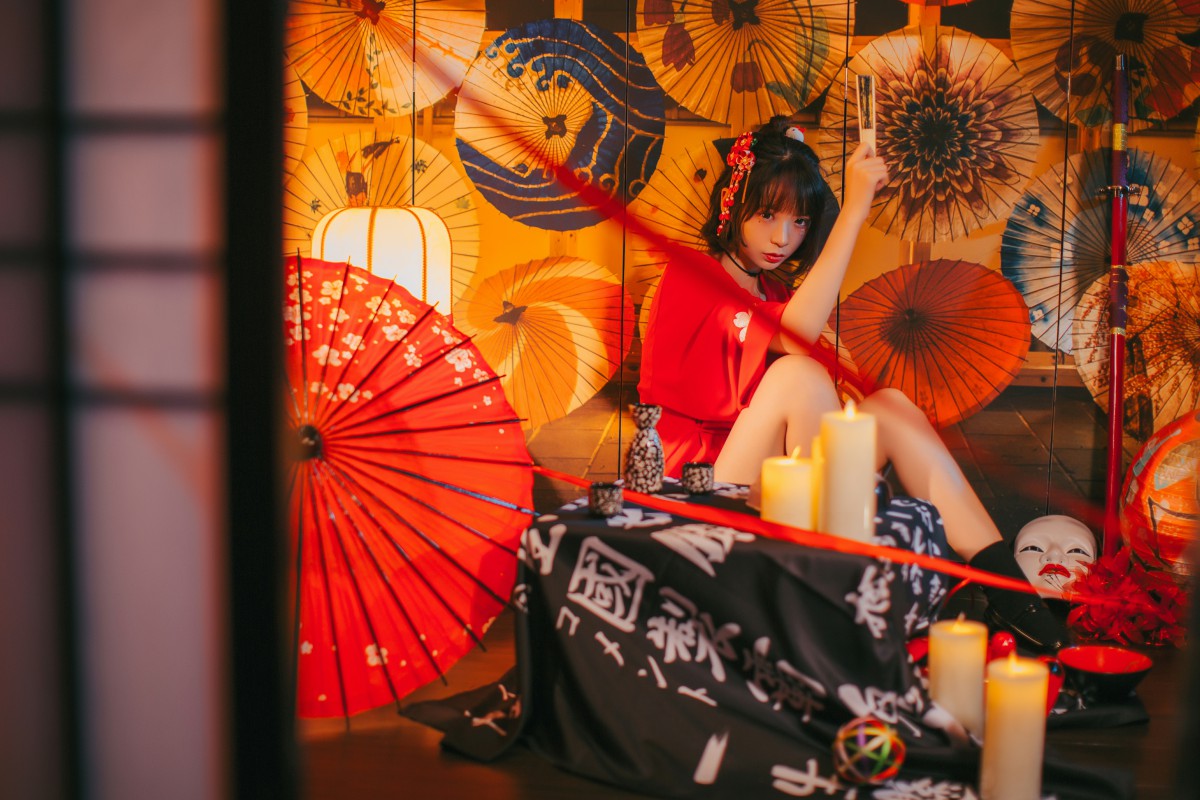 [Cosplay]疯猫ss -红色羽衣 – COSPLAY-小乔阁