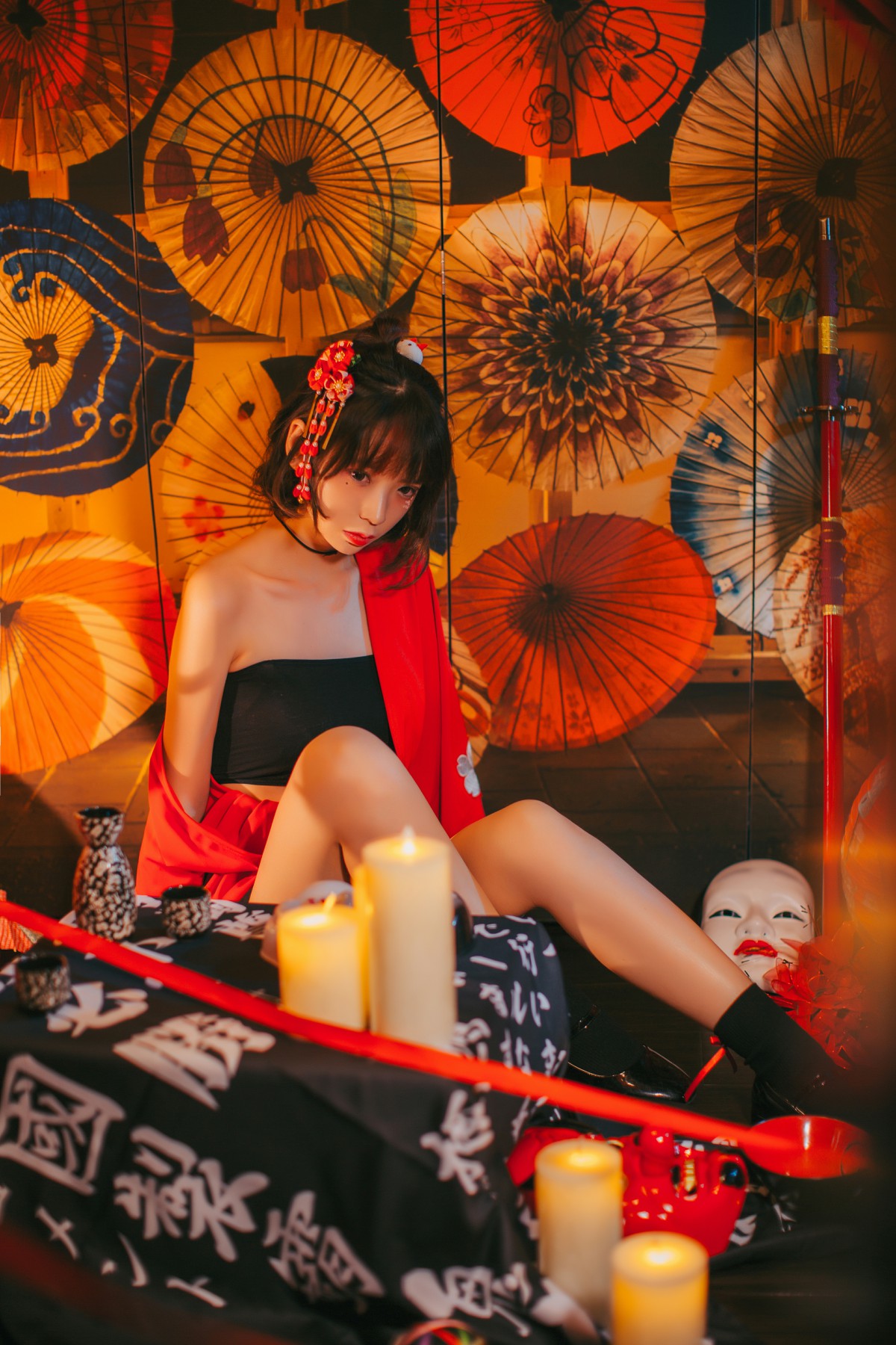 图片[2]-[Cosplay]疯猫ss -红色羽衣 – COSPLAY-小乔阁