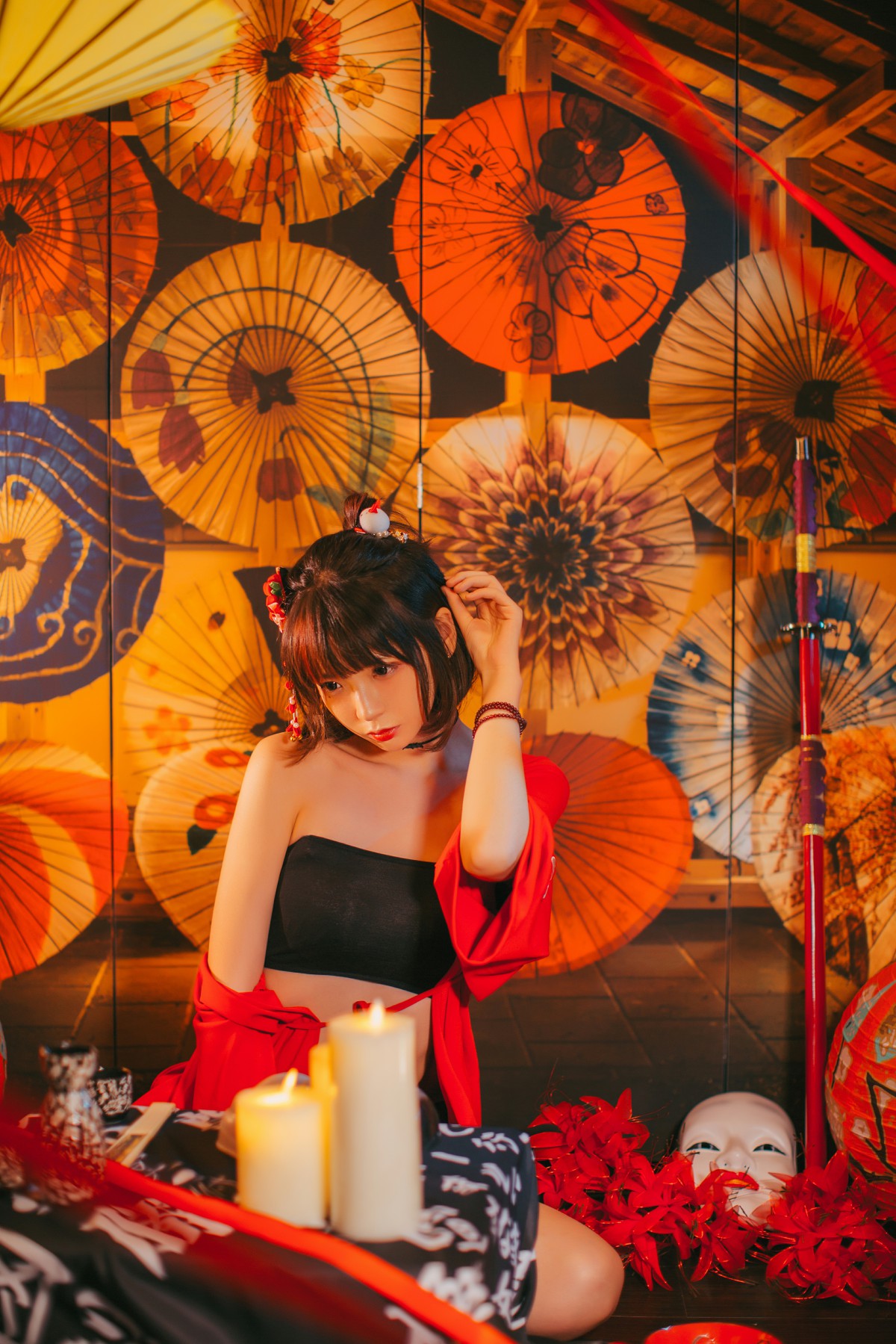 图片[5]-[Cosplay]疯猫ss -红色羽衣 – COSPLAY-小乔阁