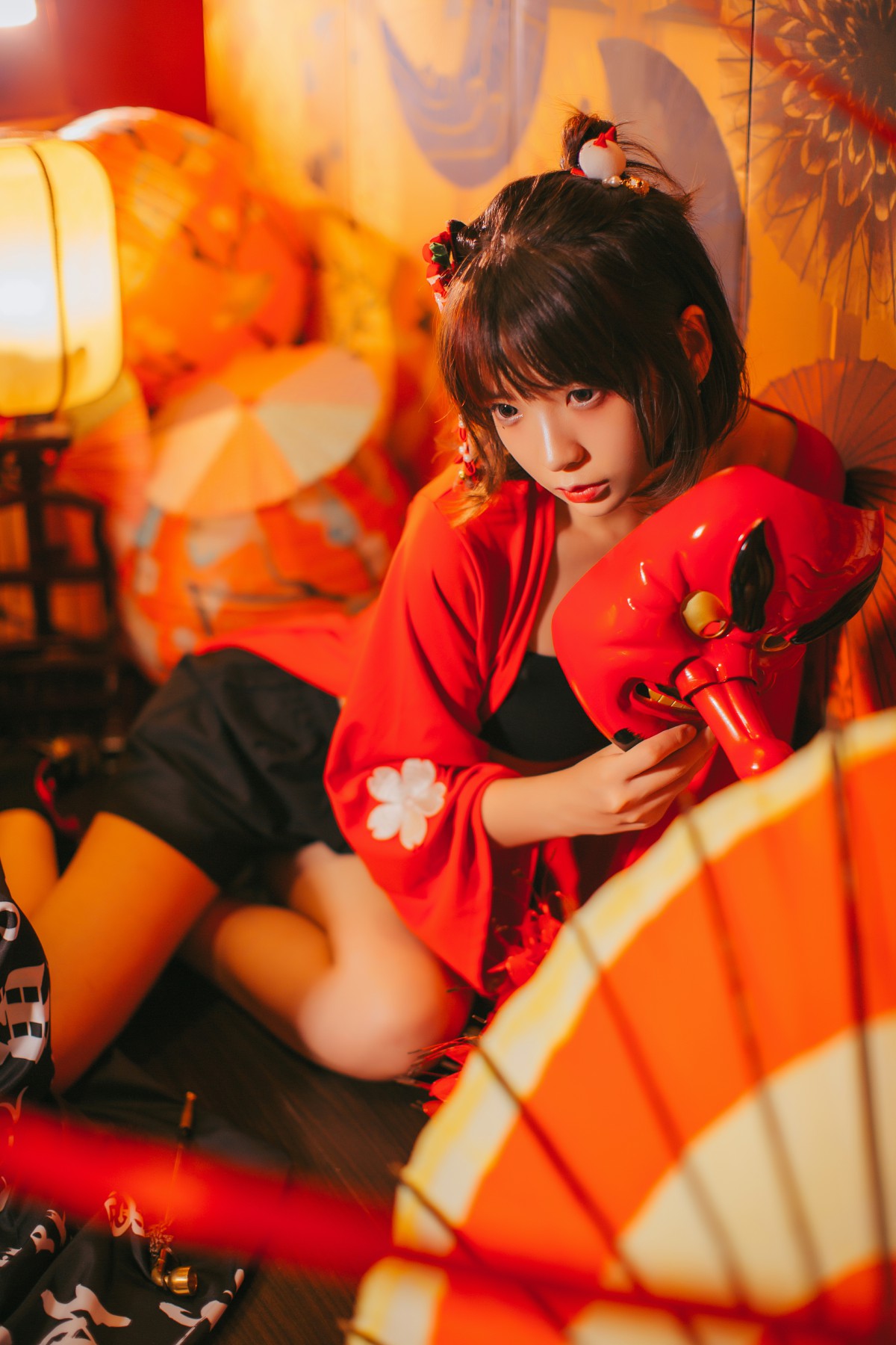图片[6]-[Cosplay]疯猫ss -红色羽衣 – COSPLAY-小乔阁