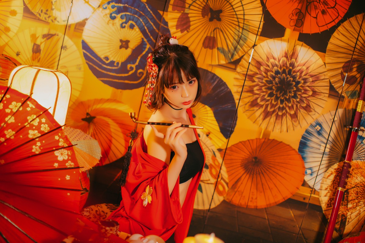 图片[8]-[Cosplay]疯猫ss -红色羽衣 – COSPLAY-小乔阁