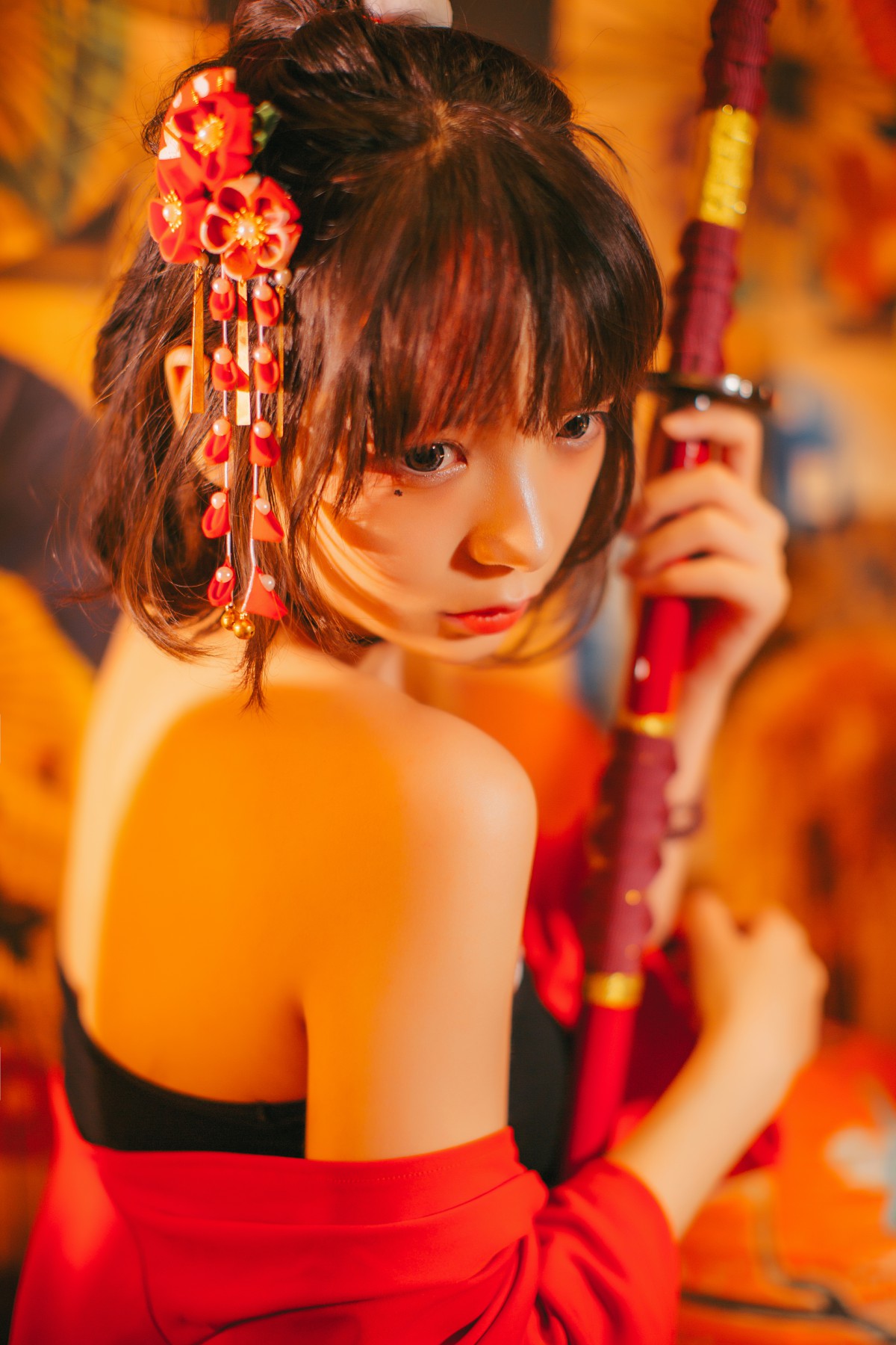 图片[13]-[Cosplay]疯猫ss -红色羽衣 – COSPLAY-小乔阁