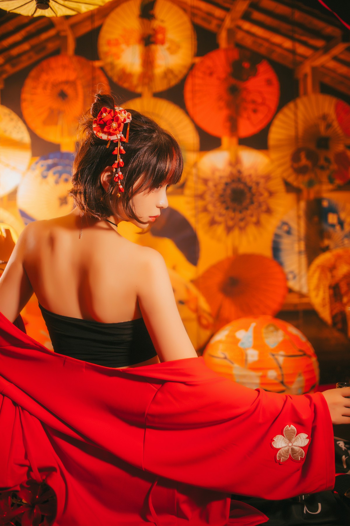 图片[14]-[Cosplay]疯猫ss -红色羽衣 – COSPLAY-小乔阁