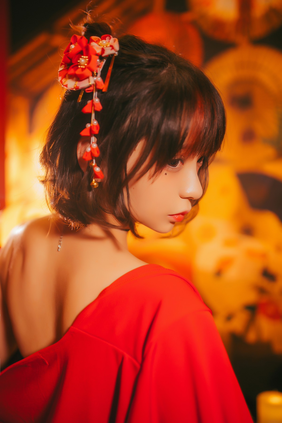 图片[15]-[Cosplay]疯猫ss -红色羽衣 – COSPLAY-小乔阁