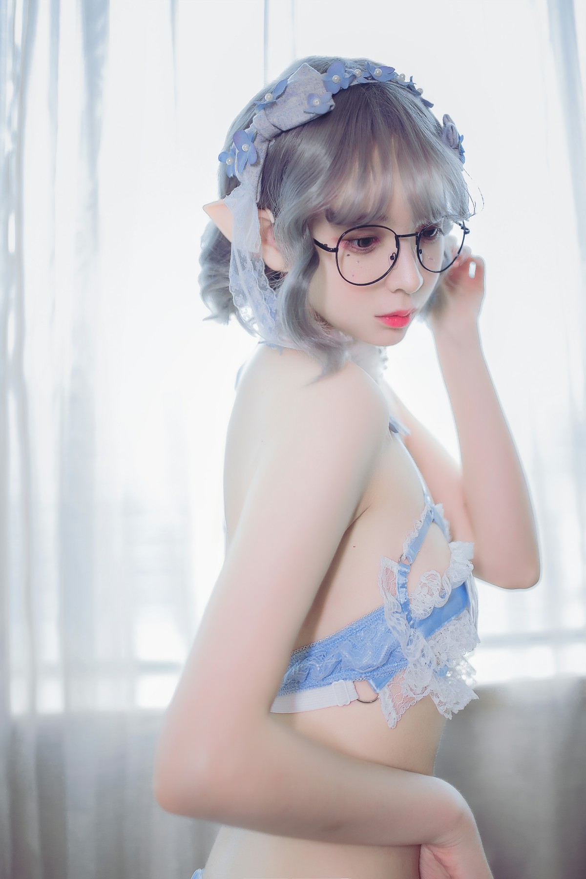 图片[5]-[Cosplay]疯猫ss – 蓝色精灵 – COSPLAY-小乔阁
