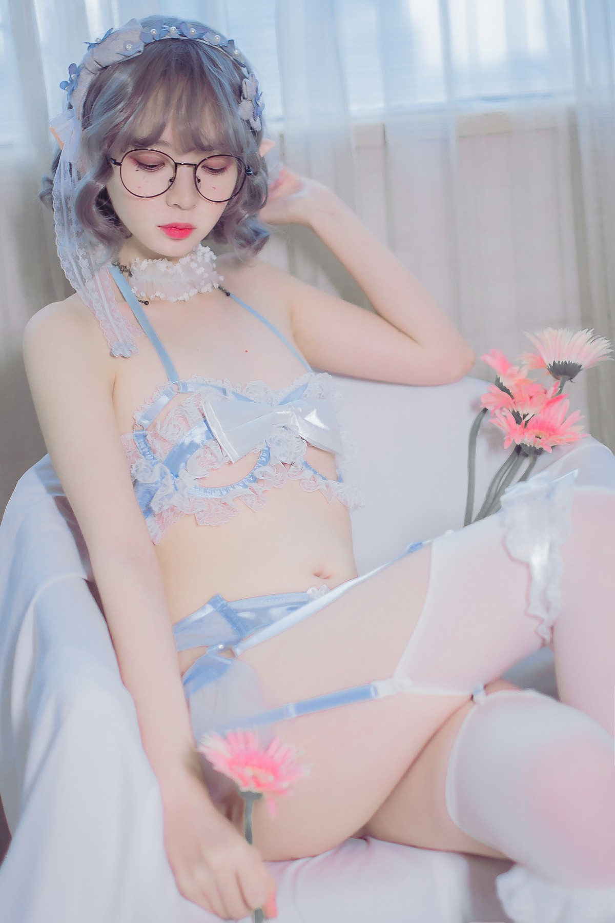 图片[14]-[Cosplay]疯猫ss – 蓝色精灵 – COSPLAY-小乔阁