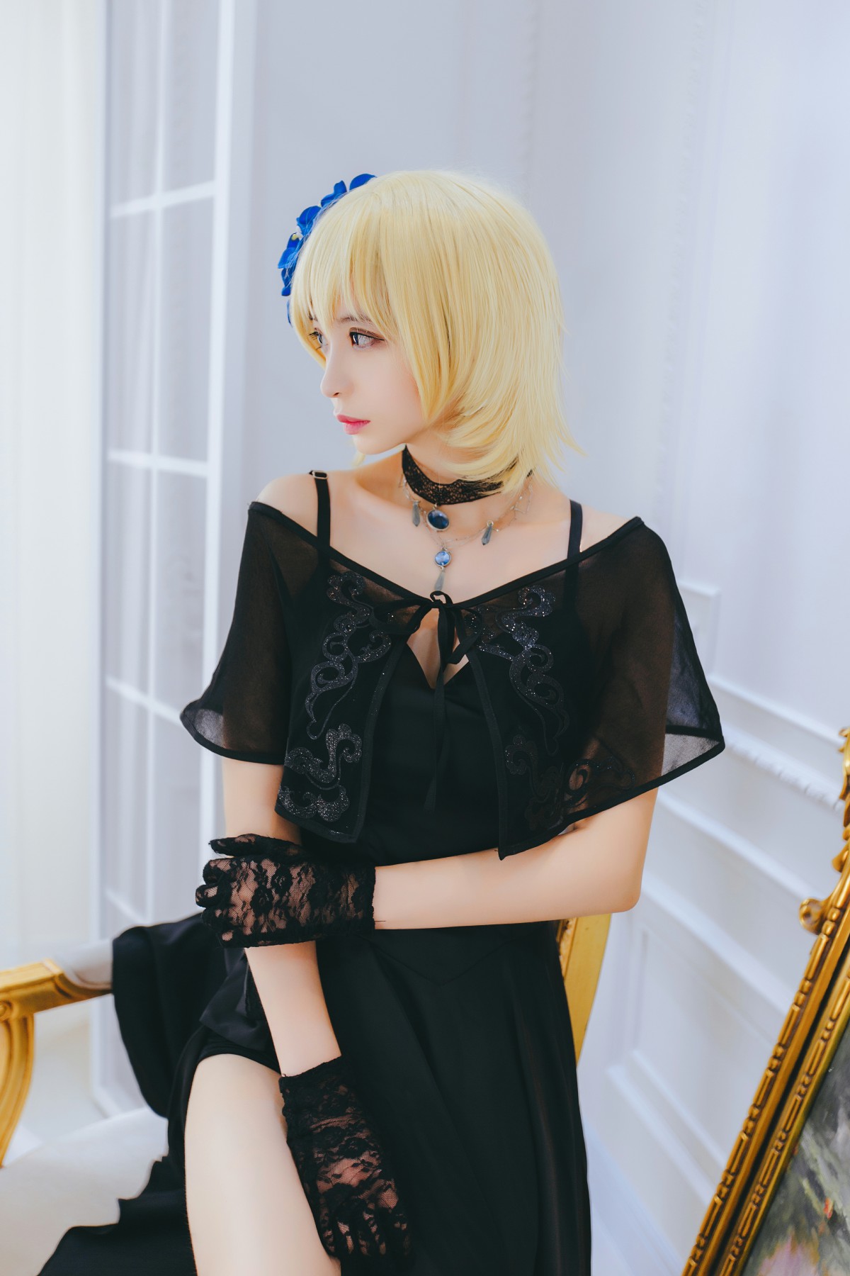 图片[2]-[Cosplay][网红少女]疯猫ss – 疯猫贞德礼装 – COSPLAY-小乔阁