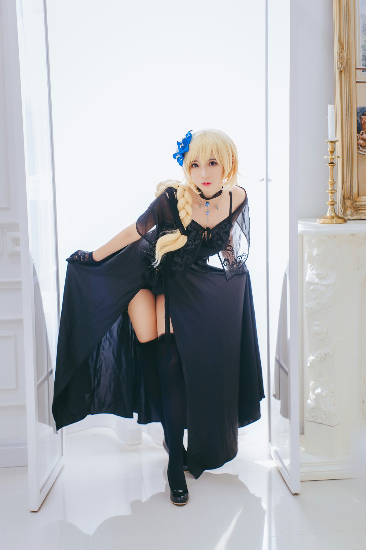 图片[6]-[Cosplay][网红少女]疯猫ss – 疯猫贞德礼装 – COSPLAY-小乔阁