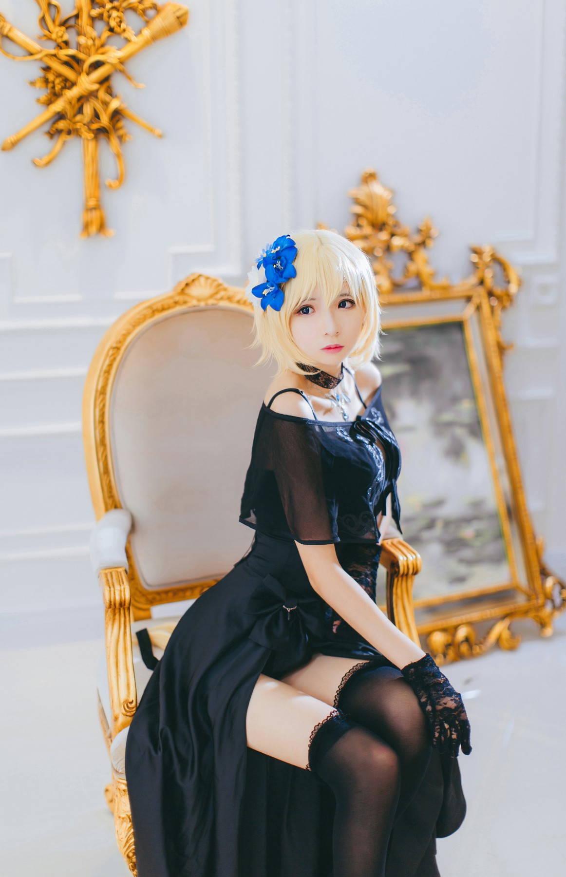 图片[7]-[Cosplay][网红少女]疯猫ss – 疯猫贞德礼装 – COSPLAY-小乔阁