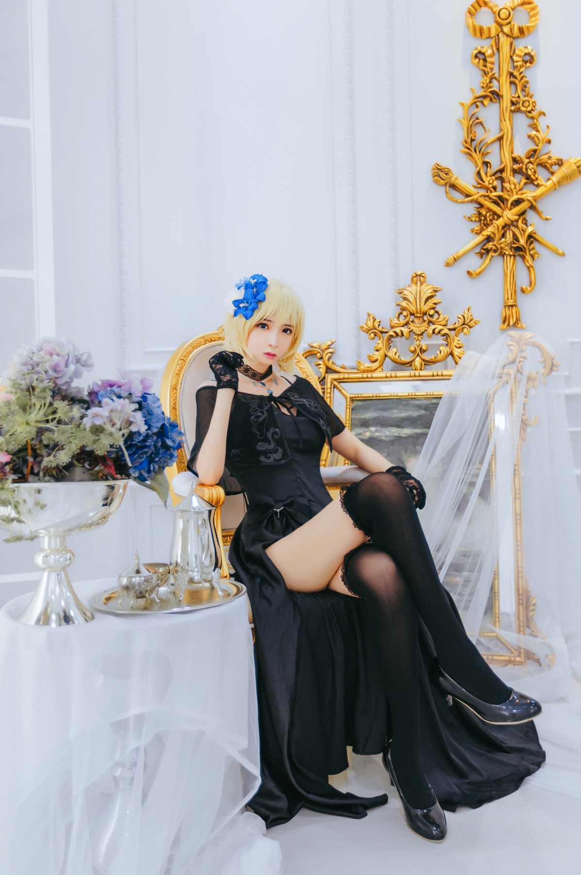 图片[12]-[Cosplay][网红少女]疯猫ss – 疯猫贞德礼装 – COSPLAY-小乔阁
