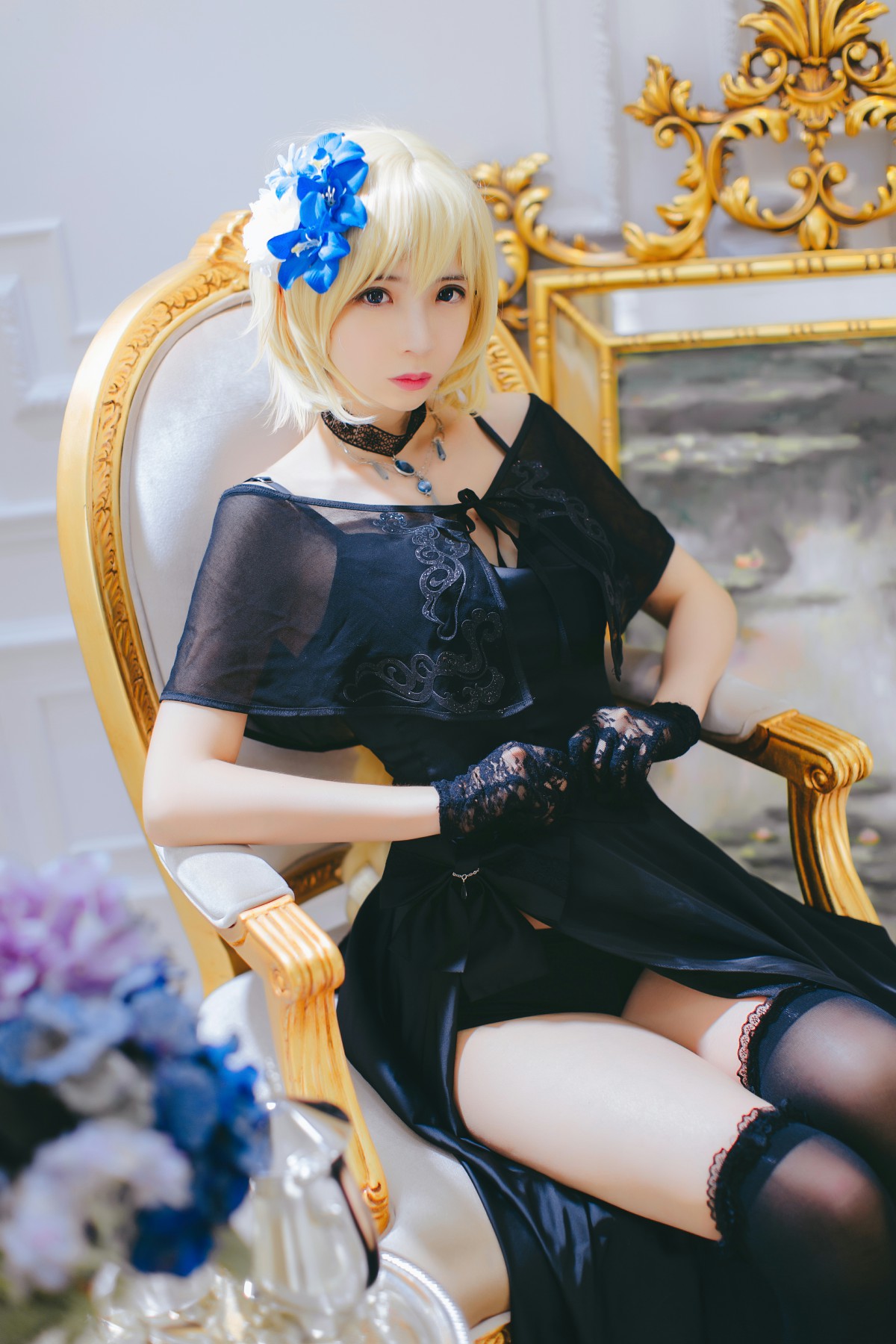 图片[13]-[Cosplay][网红少女]疯猫ss – 疯猫贞德礼装 – COSPLAY-小乔阁