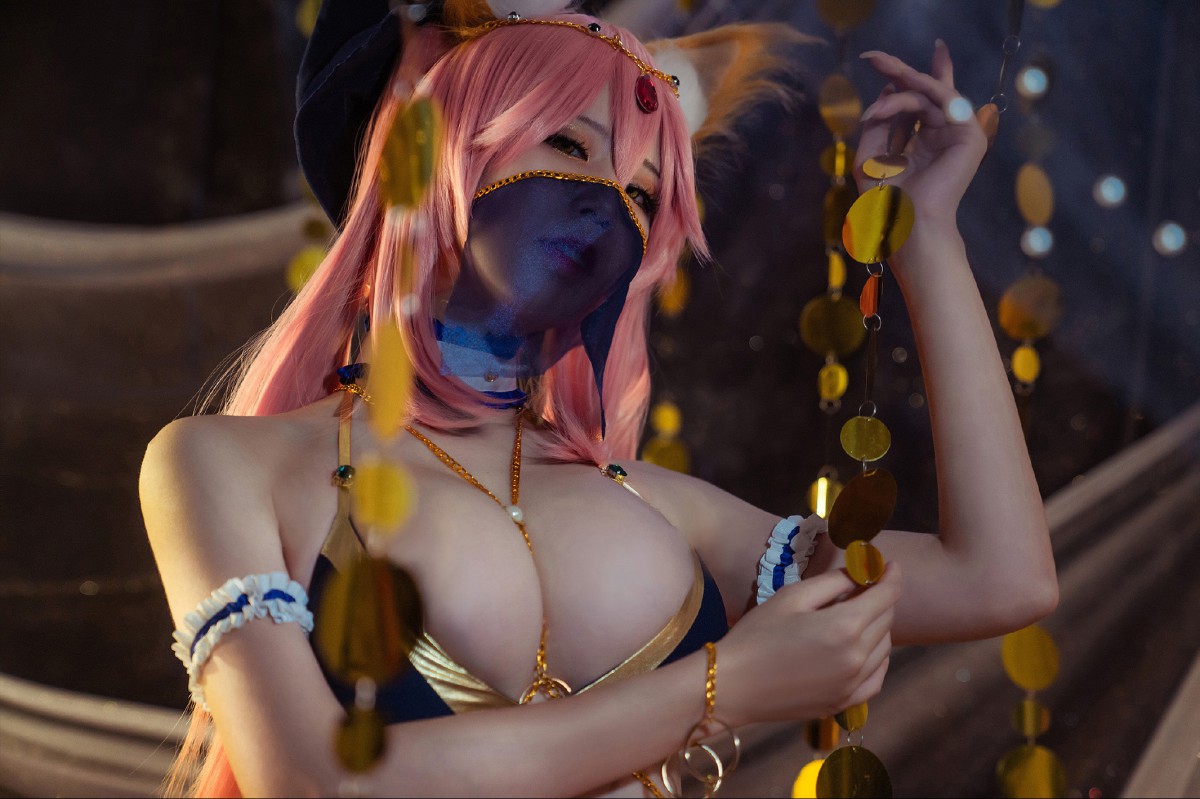 [Cosplay]Fate 玉藻前 舞娘泳装 – COSPLAY-小乔阁