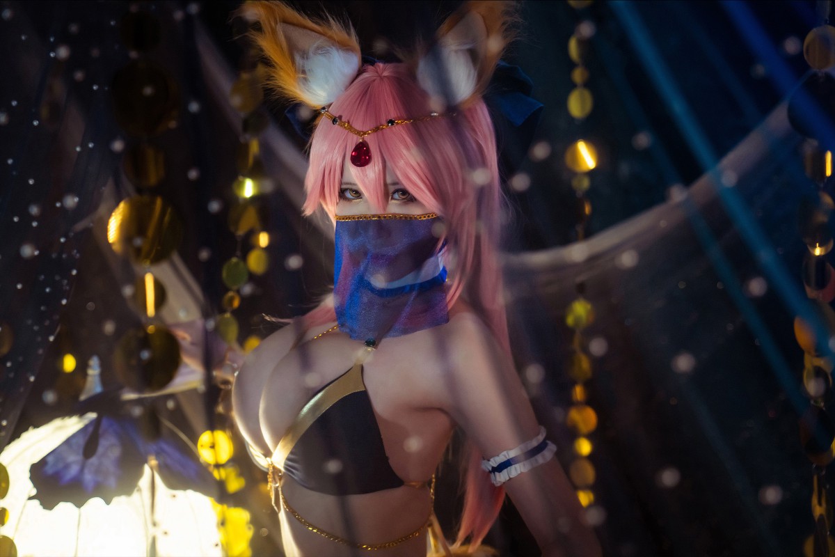 图片[12]-[Cosplay]Fate 玉藻前 舞娘泳装 – COSPLAY-小乔阁