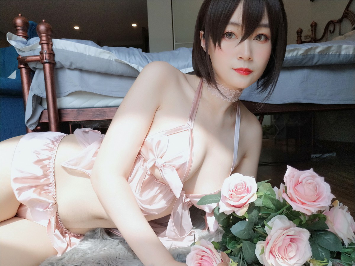 图片[28]-Coser小姐姐白银 – 粉色睡衣 – COSPLAY-小乔阁